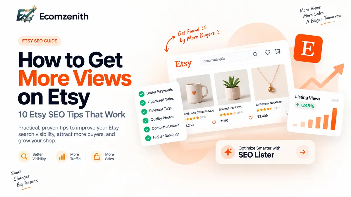 How to Get More Views on Etsy: 10 Etsy SEO Tips That Work